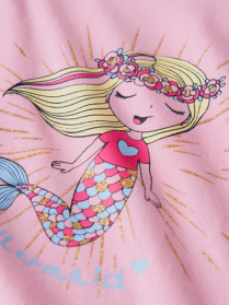 NAME IT Top Violet Pink Frosting Mermaid